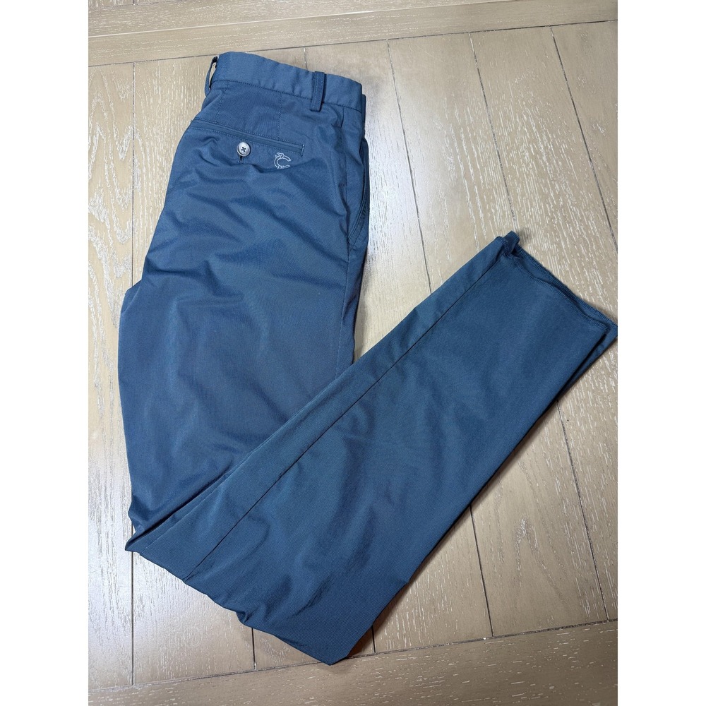Louis Castel Pants Mens 32x32 Blue Stretch Chino Golf Lightweight Golf Office